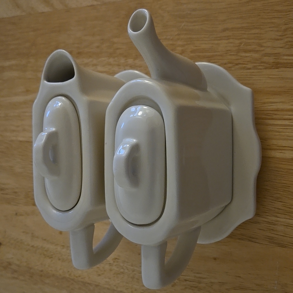 Restoration Hardware French Inspired Vintage Tea For Two Teapots